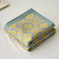 Yellow Abstract Pattern Cotton Jacquard Quilt