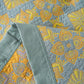 Yellow Abstract Pattern Cotton Jacquard Quilt