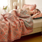 Double Layer Gauze Jacquard Bear Cotton Quilt