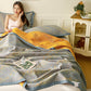 Chevron Pattern Cotton Gauze Jacquard Quilt