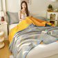 Chevron Pattern Cotton Gauze Jacquard Quilt
