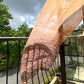 Orange Lake Sheer Gauze Chiffon Curtain