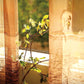 Orange Lake Sheer Gauze Chiffon Curtain