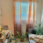 Orange Lake Sheer Gauze Chiffon Curtain