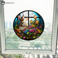 Easter Bunny Decorative Static Window Sticker
