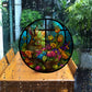 Easter Bunny Decorative Static Window Sticker