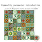 Vintage Green Decorative Peel & Stick Wall Stickers