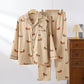 Pure Cotton Cute Dog Couple Pajama Set - Men - XXL - image 2