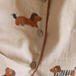 Cute Dachshund Couple Short-sleeve Pajama Set - image 7