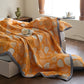 Three Layers Cotton Gauze Pumpkin Quilt