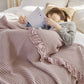 Waffle Weave Sofa Blanket Comfortable Quilt - image 5
