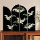 Rural Red-crowned Crane Foldable Desktop Ornament