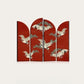 Rural Red-crowned Crane Foldable Desktop Ornament