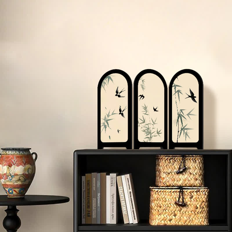 Foldable Home Decor Floral Bird Ornament