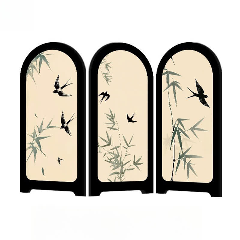 Foldable Home Decor Floral Bird Ornament