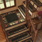 Vintage Floral Diatom Mud Non-slip Stair Tread
