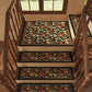 Floral Diatom Mud Non-slip Stair Tread Carpet