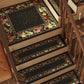 Floral Diatom Mud Non-slip Stair Tread Carpet
