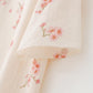 Elegant Plum Blossom Cotton Gauze Nightwear Set