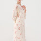 Plum Blossom Cotton Gauze Soft Nightdress