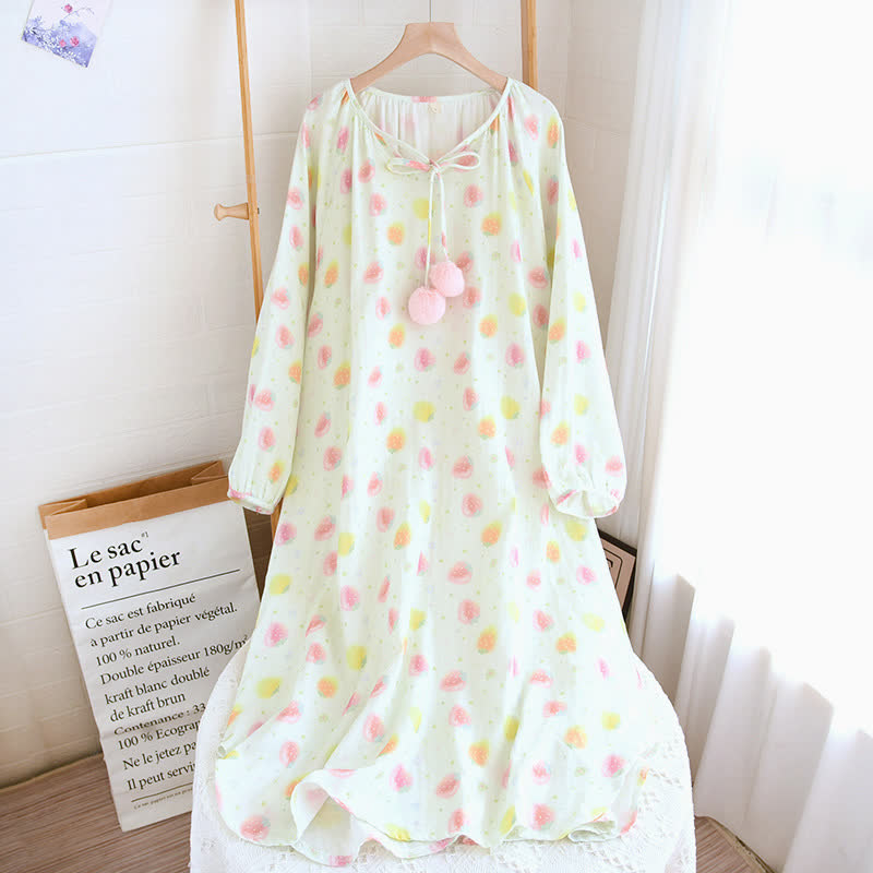Refresh Strawberry Cotton Gauze Nightwear