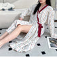 Plus Size Kimono Pastoral Soft Nightdress