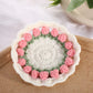 Handmade Rural Tulip Crochet Coaster