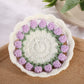 Handmade Rural Tulip Crochet Coaster