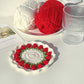 Handmade Rural Tulip Crochet Coaster