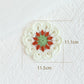 Handmade Flower Crochet Yarn Coaster
