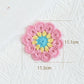 Handmade Flower Crochet Yarn Coaster