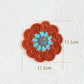 Handmade Flower Crochet Yarn Coaster