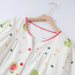 Guava Print Cotton Gauze Loungewear Set