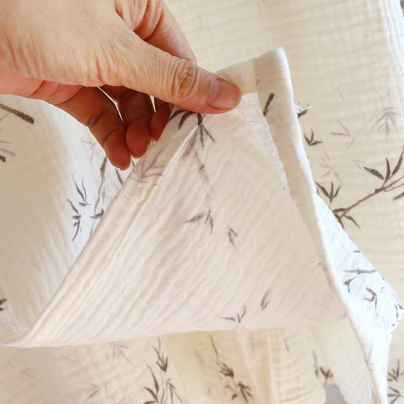 Bamboo Cotton Gauze Bathrobe Pajama