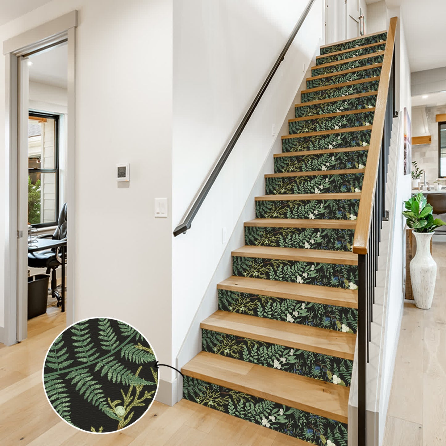 Self-Adhesive Waterproof Rural Stair Risers Stickers