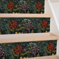 Retro Peel and Stick Waterproof Stair Risers Stickers
