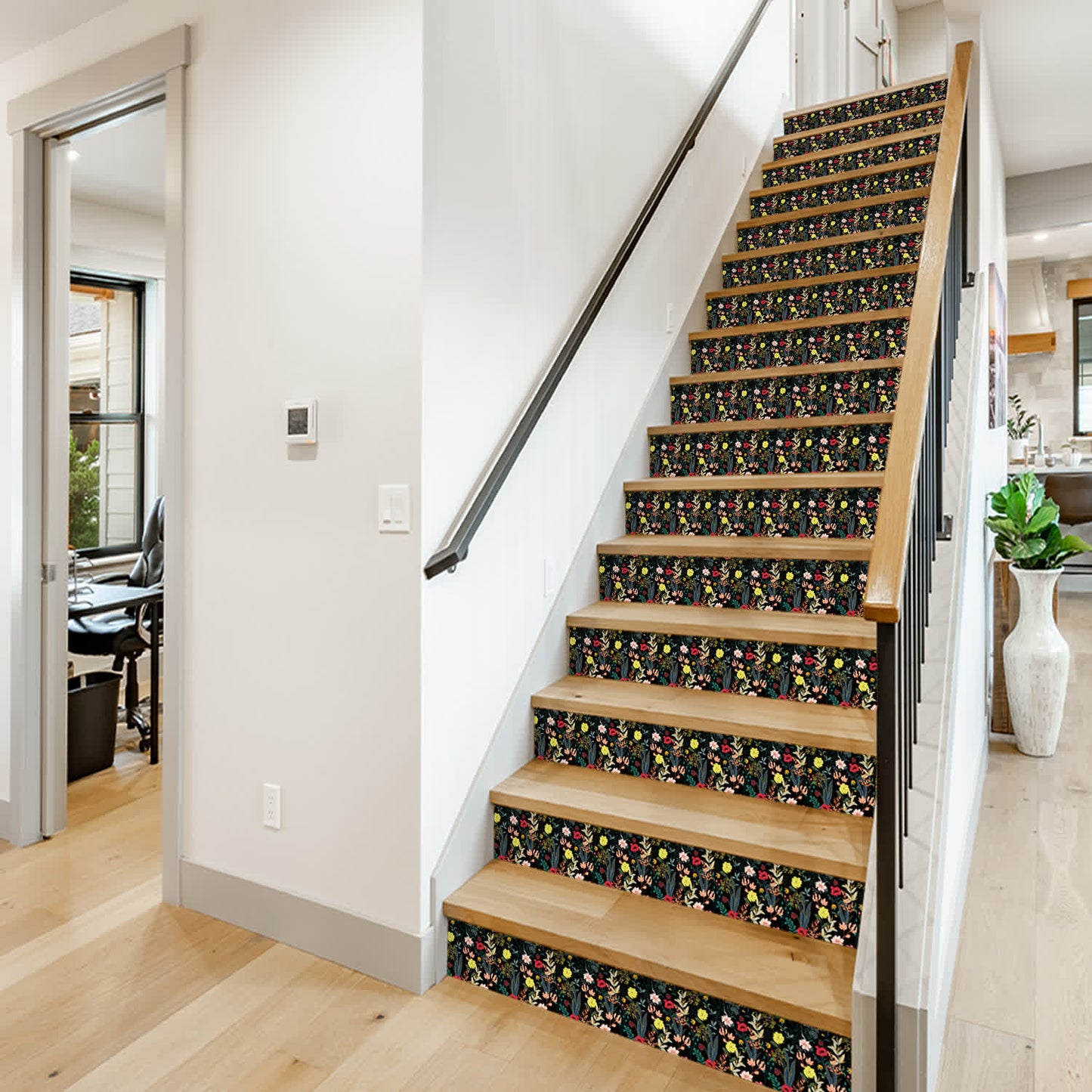 Pastoral Removable Waterproof Stair Risers Stickers