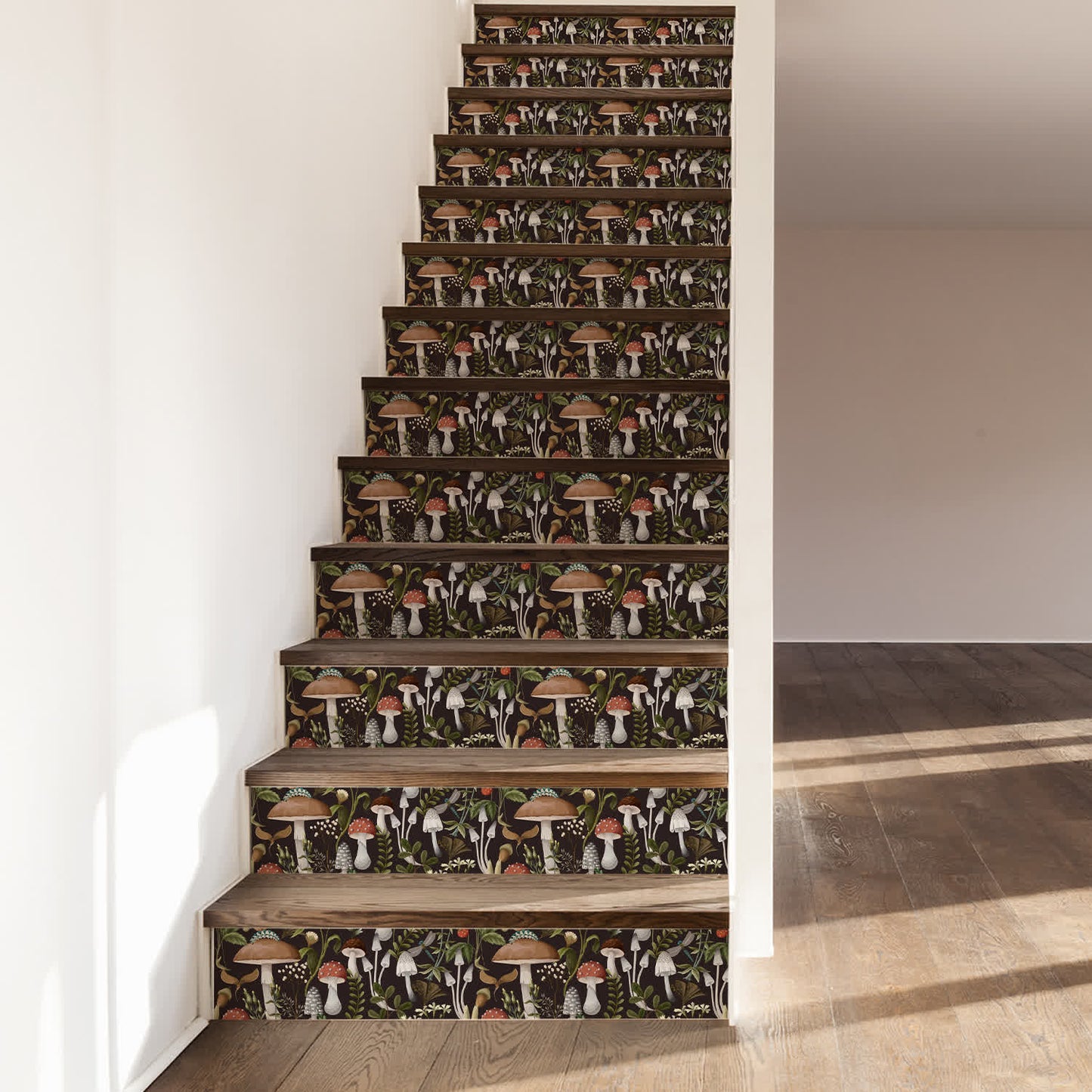 Mushroom Removable Decorative Stair Stickers