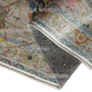 Floral Bird Water Resistant Washable Area Rug