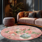 Floral Butterfly Anti-slip Washable Indoor Outdoor Rug