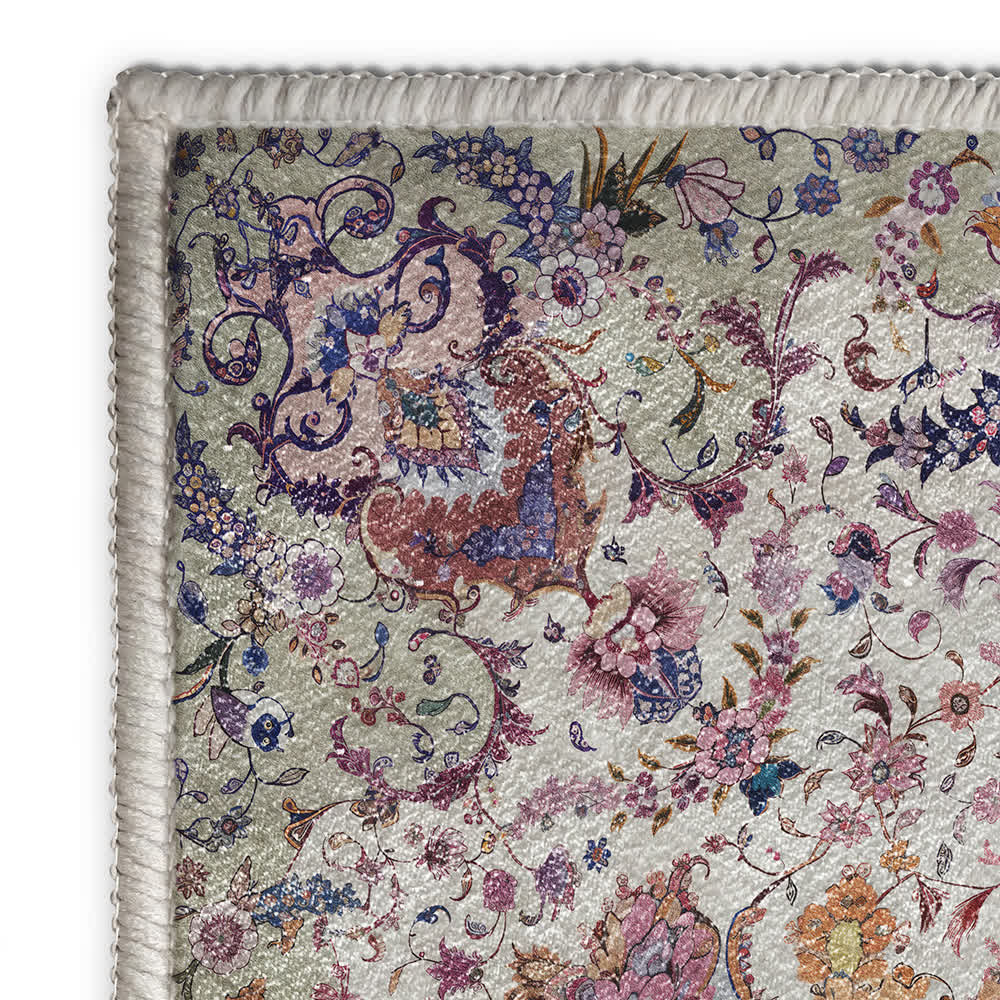 Persian Ethnic Style Anti-slip Decorative Area Rug