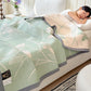 Butterfly Print Cotton Triple Gauze Quilt
