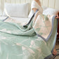 Butterfly Print Cotton Triple Gauze Quilt