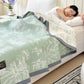 Elegant Bouquet Cotton Gauze Reversible Quilt
