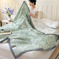 Elegant Bouquet Cotton Gauze Reversible Quilt