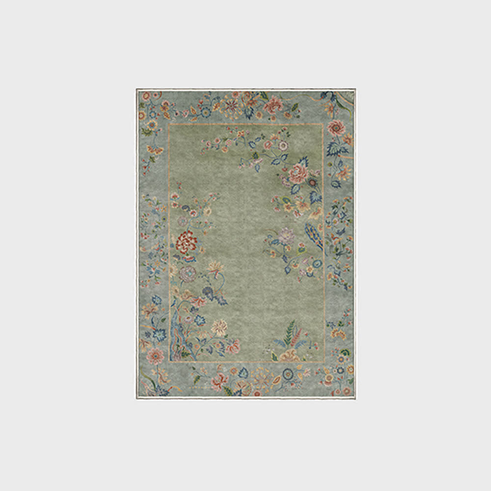 Foldable Refresh Floral Anti-slip Area Rug