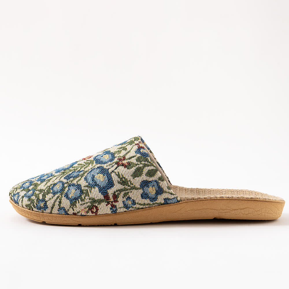 Floral Anti-slip Soft-soled House Slippers