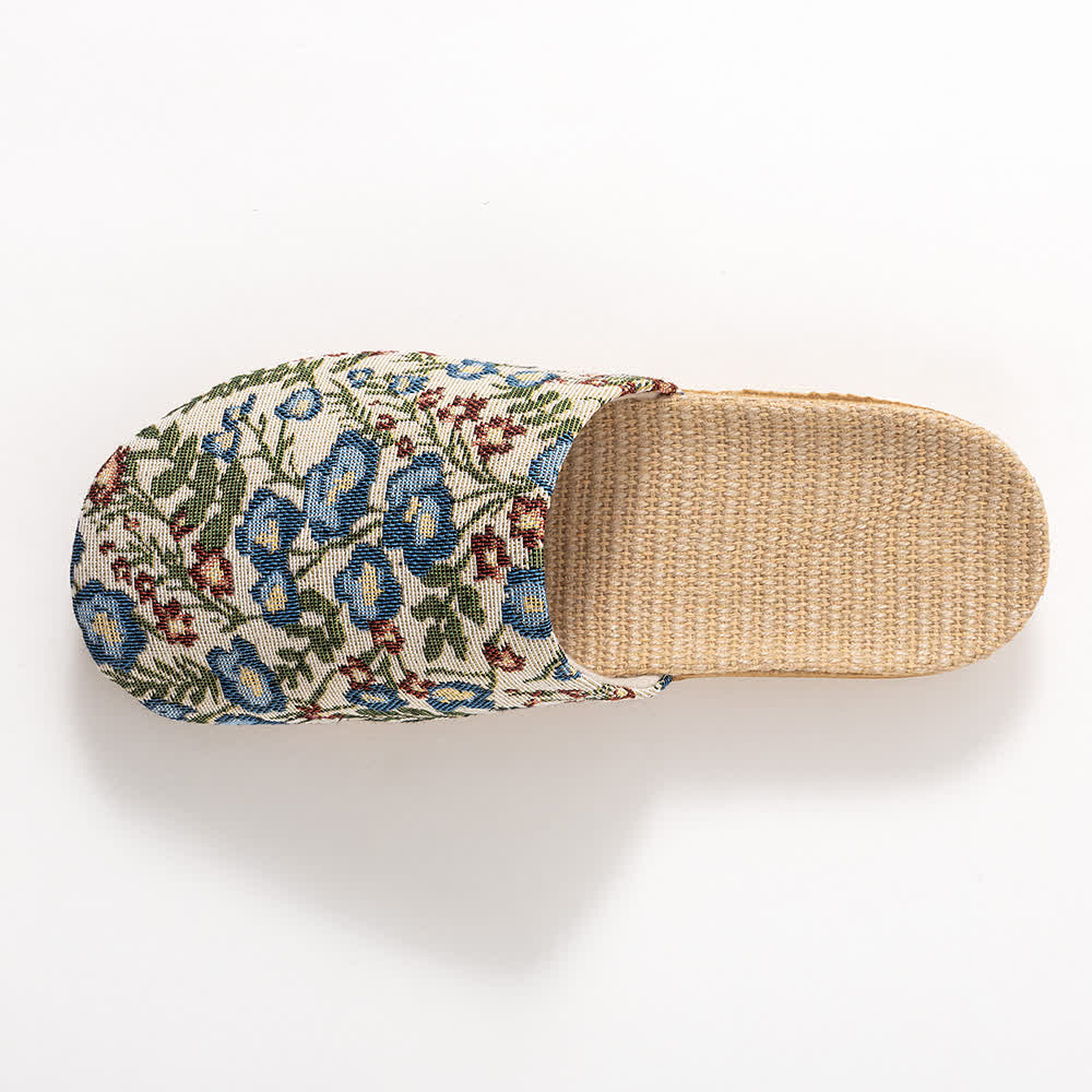 Floral Anti-slip Soft-soled House Slippers