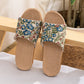 Floral Anti-slip Soft-soled House Slippers