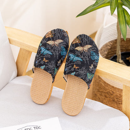 Floral Anti-slip Soft-soled House Slippers